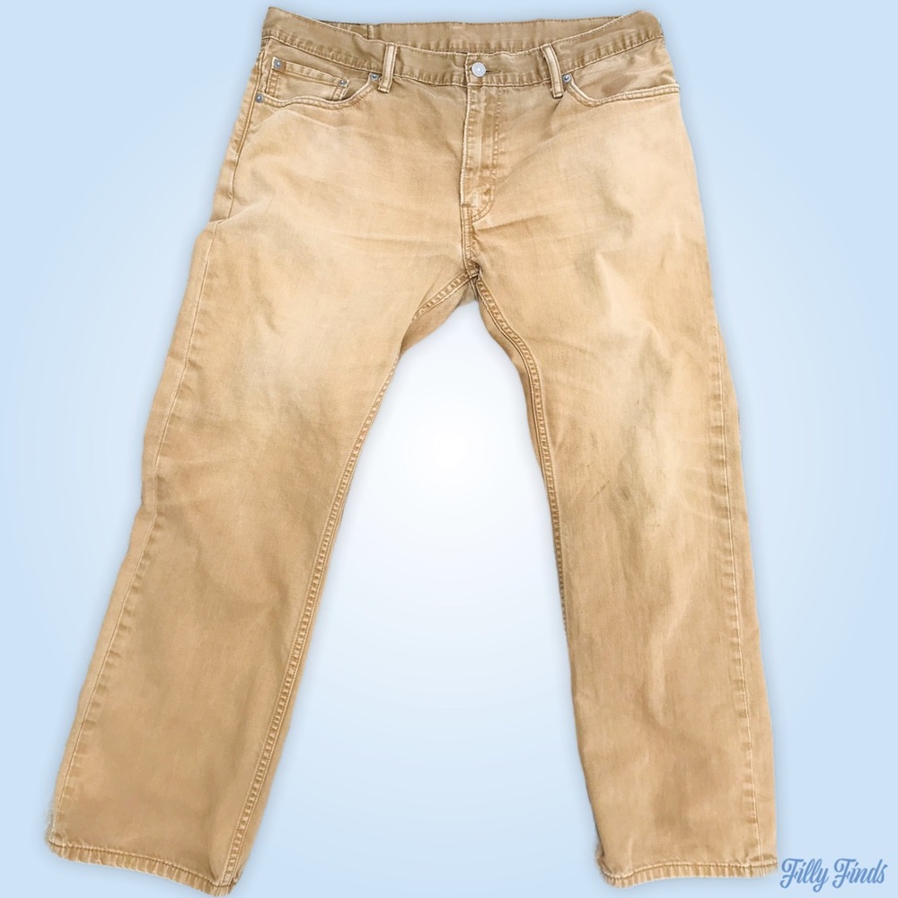 Men’s LEVI’S 514 Wheat Wash Jeans - 36”x30”